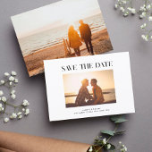 Aangepast | Vet Foto Lijst Moderne tekst Save The Date