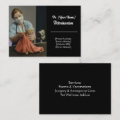 aangepast veterinair Visitekaartje (Voorkant / Achterkant)