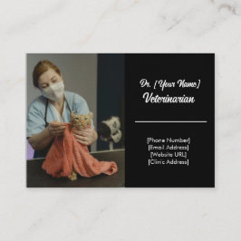 aangepast veterinair Visitekaartje
