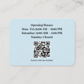 Aangepast Veterinair Visitekaartje met Foto (Achterkant)