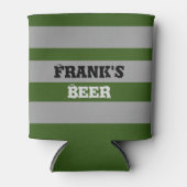 Aangepast, vetgedrukte strepen, Vaderdag Blikjeskoeler (Voorkant)