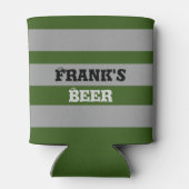 Aangepast, vetgedrukte strepen, Vaderdag Blikjeskoeler (Achterkant)