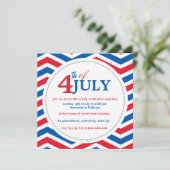 Aangepast, vierde juli kaart (Staand voorkant)