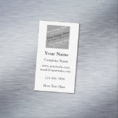 Aangepast Vierkant Afbeelding Magnetisch Visitekaa Visitekaartje Magneet (Voorbeeld)