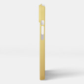 Aangepast vierkant Business Logo QR Code Gold Grad iPhone Hoesje (Linkerkant)