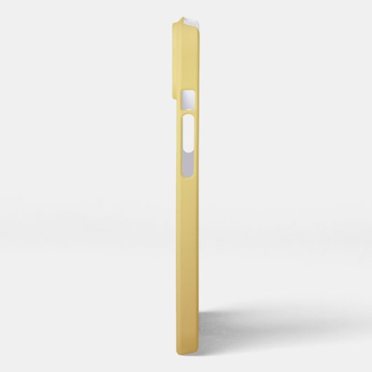 Aangepast vierkant Business Logo QR Code Gold Grad iPhone Hoesje (Linkerkant)