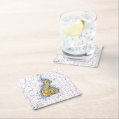 Aangepast vierkant Onderzetter Blokeilanden Nautis (Insitu)