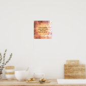 aangepast vierkant poster voegt uw offerte abstrac (Keuken)