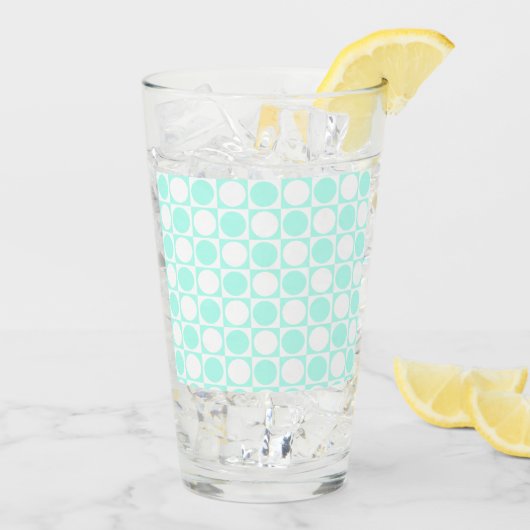 Aangepast vierkant puntpatroon glas (Achterkant ijs)