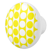 Aangepast vierkant puntpatroon keramische knop (Rechts)