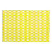 Aangepast vierkant puntpatroon kussensloop (Achterkant-Links)