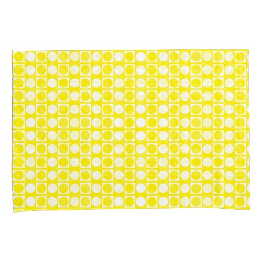 Aangepast vierkant puntpatroon kussensloop (Voorkant-Rechts)