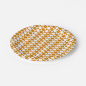 Aangepast vierkant puntpatroon papieren bordje (Gekanteld)