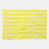 Aangepast vierkant puntpatroon theedoek (Horizontaal)