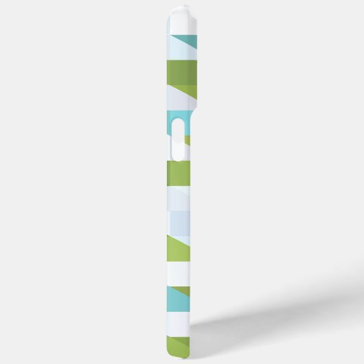 Aangepast vierkant Retro driehoeken veelhoekspatro Case-Mate iPhone Case (Achterkant / Rechts)