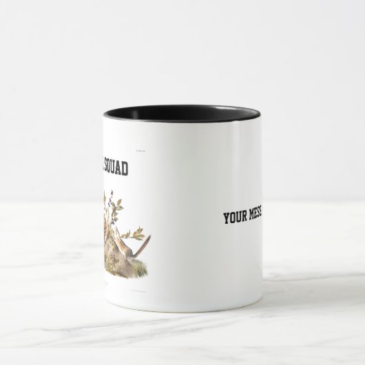 Aangepast vierkant vierkant rond de grond mok (Midden)