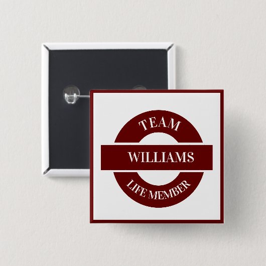 Aangepast Vierkante Button 5,1 Cm (Voorkant /achterkant)