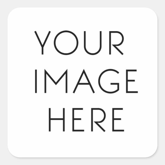 Aangepast Vierkante Sticker (Voorkant)