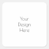 Aangepast Vierkante Sticker (Voorkant)