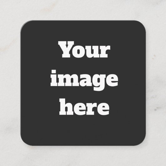Aangepast Vierkante Visitekaartje (Voorkant)