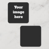 Aangepast Vierkante Visitekaartje (Voorkant / Achterkant)