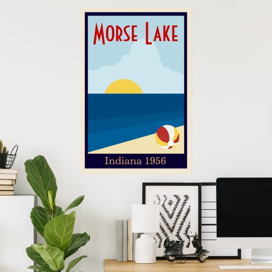 Aangepast Vintage Poster (Thuiskantoor)