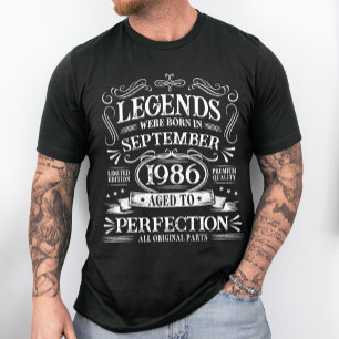 Aangepast Vintage Verjaardag Verouderd Tot Perfect T-shirt