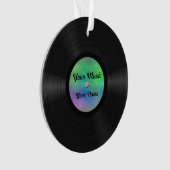 Aangepast vinylrecord fake ornament (voorkant)