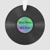 Aangepast vinylrecord fake ornament (voorkant)
