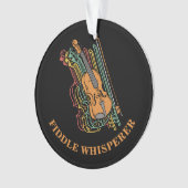 Aangepast  vioolspruitstuk ornament (voorkant)