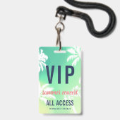 Aangepast VIP Al Toegangsconcert Badge (Front with Lanyard)