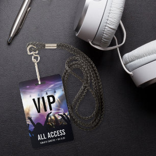 Aangepast VIP Al Toegangsconcert Badge
