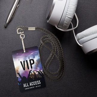 Aangepast VIP Al Toegangsconcert Badge