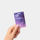 Aangepast VIP All Access Festivalpas Concert Badge (Handheld)