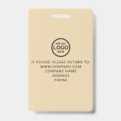 Aangepast VIP All Access Gold Folie Badge | Barcod (Achterkant)