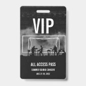 Aangepast VIP All Access Pass Concert Badge (Achterkant)