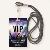 Aangepast VIP Alle toegang tot liefst zestien gast Badge (Voorkant met draagriem)