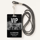 Aangepast VIP Alle toegangspasjesconcertbadge Badge (Achterkant met draagriem)