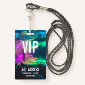 Aangepast VIP Alle toegangspasjesconcertbadge Badge (Voorkant met draagriem)