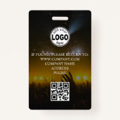 Aangepast VIP QR-codegebeurtenissenlogo Badge (Achterkant)