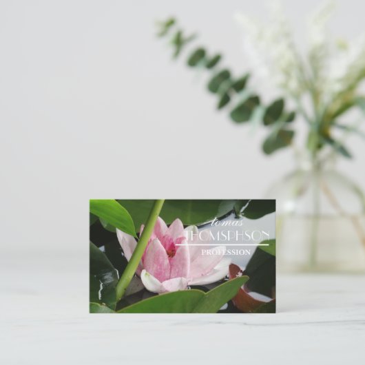 Aangepast Visitekaartje (Staand voorkant)