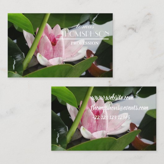 Aangepast Visitekaartje (Voorkant / Achterkant)