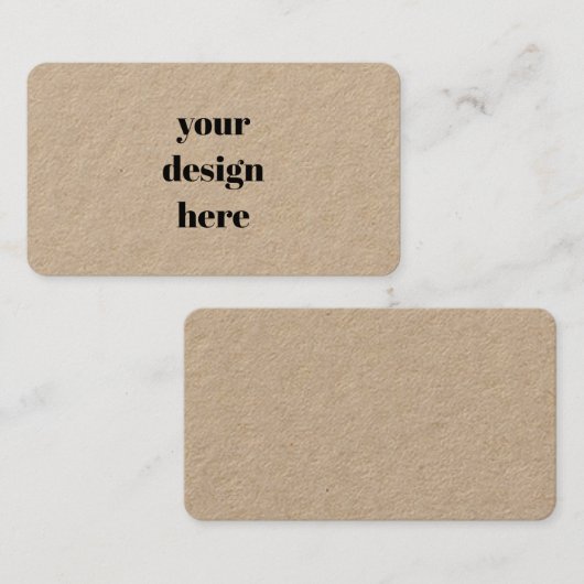 Aangepast Visitekaartje (Voorkant / Achterkant)