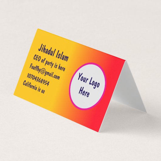 Aangepast Visitekaartje (Voorkant)