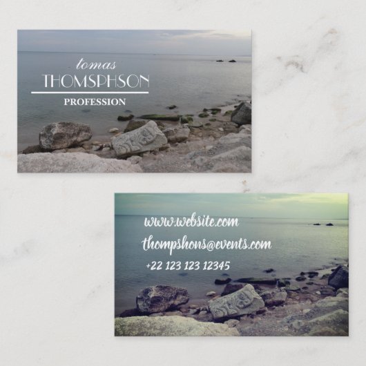 Aangepast Visitekaartje (Voorkant / Achterkant)