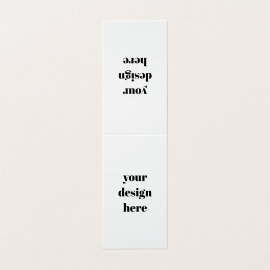 Aangepast Visitekaartje (Buitenkant ongevouwen)