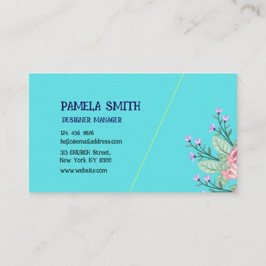 Aangepast Visitekaartje (Achterkant)