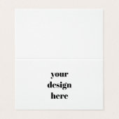 Aangepast Visitekaartje (Buitenkant ongevouwen)