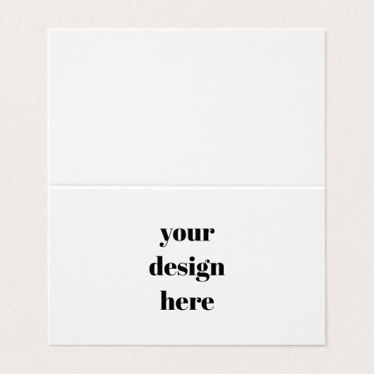 Aangepast Visitekaartje (Buitenkant ongevouwen)