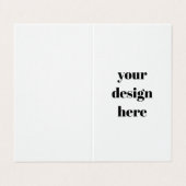 Aangepast Visitekaartje (Buitenkant ongevouwen)